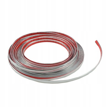LISTWA -LISTWY CHROM ELASTYCZNE/ OZDOBNE 17 mm x 5 m TUNING