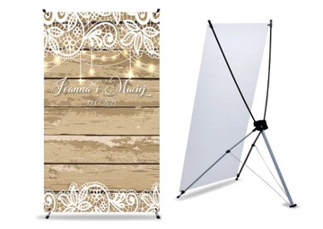 X-baner 120x200 cm ścianka ślub