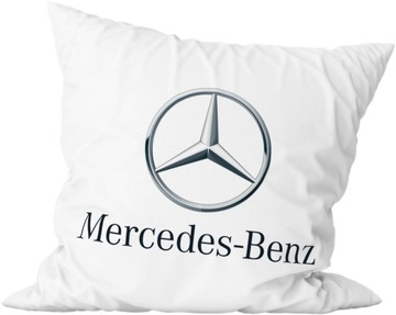 PODUSZKA 40x40 MERCEDES AUTO LOGO DLA FANA MOTYW