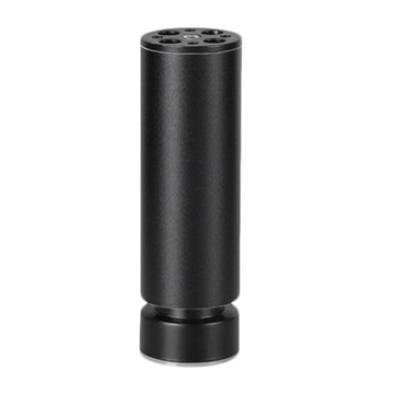 Noga meblowa ze stopu aluminium Solidne nóżki sofy do półek łóżek czarne 20 cm