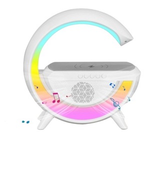 Светодиодная лампа Зарядное устройство QI RGB-динамик РАДИО ЧАСЫ