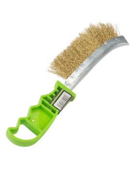 ПРОЧНАЯ ЛАТУННАЯ УЗКАЯ ПРОВОЛОЧНАЯ ЩЕТКА С ПРОЩЕЛЬМИ