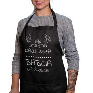 Fartuch Kuchenny Prezent Dla Babci Dzień Dziadka