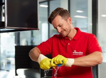 ŚCIERKA ANTYWIRUSOWA R-MICRONQUICK ZIELONA SZYBY VILEDA PROFESSIONAL 1SZT.