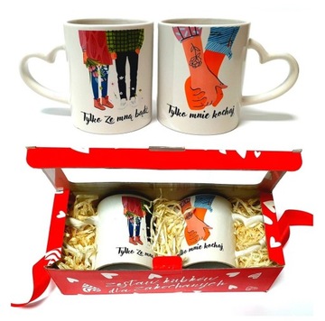 KUBKI DLA ZAKOCHANYCH WALENTYNKI ŚWIĘTA PREZENT W1
