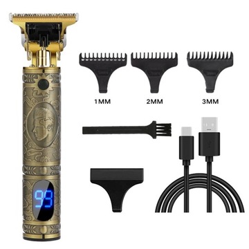 ТРИМЕР ДЛЯ СТРИЖКИ ВОЛОС БОРОДЫ И БОРОДЫ С РЕГУЛИРОВКОЙ ЖК-БРИТВЫ