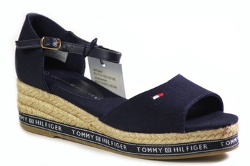 SANDAŁY TOMMY HILFIGER T3A2-31056-0048800 GRANAT