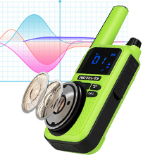 Retevis RA619 Walkie Talkie, радио с Bluetooth-гарнитурой, 2 шт.