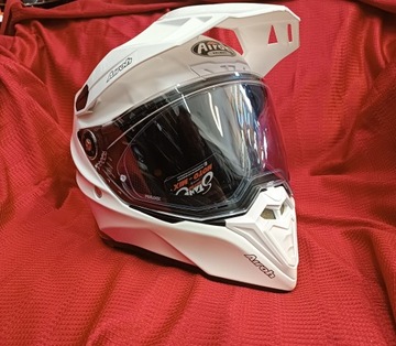 KASK ADVENTURE ENDURO AIROH COMMANDER WHITE S