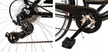 ЖЕНСКИЙ ГОРОДСКОЙ ВЕЛОСИПЕД 26 ЖЕНСКИЙ ECO + LIGHT BASKET 6B