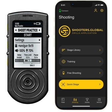 Профессиональный таймер для стрельбы SHOOTERS GLOBAL - SHOT TIMER SPORT-R1
