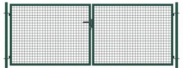 BRAMA ogrodzeniowa SX ECO - ogrodowa - 4,00 x 1,50 m - kolor ZIELONY