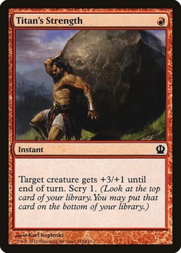 MtG: Titan's Strength (THS)