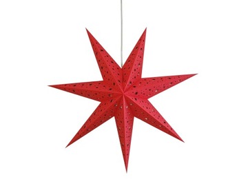 DUŻA ŚWIECĄCA AŻUROWA GWIAZDA WISZĄCA LAMPA LAMPION OZDOBA 65cm WZ.3