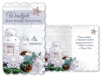 KARNET LAURKA KARTKA ŚWIĘTA BN + KOPERTA