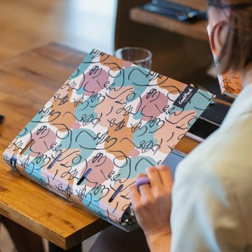 Папка-переплёт «Цветы» СО ВСТАВКАМИ COOLPACK A4