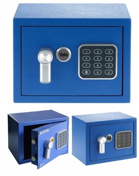 Mini Sejf Domowy Hotelowy Szyfrator Kod Niebieski YSV/170/DB2/B