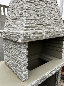 Садовый гриль на бетонном угле, гриль из искусственного камня + бесплатно