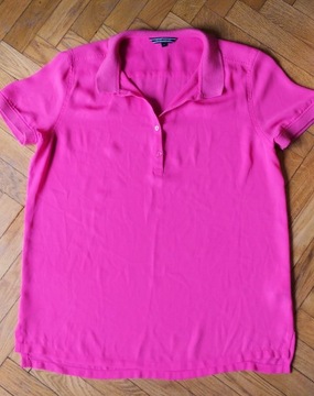 TOMMY HILFIGER - damska bluzka, koszulka POLO - 10