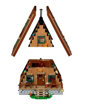 LEGO 21338 IDEAS - CHATKA W KSZTAŁCIE LITERY A