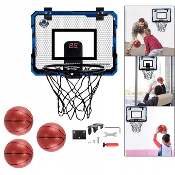 БАСКЕТБОЛЬНАЯ ДОСКА КОРЗИНА ЩИТ + НАБОР КОЛЬЦЕВ