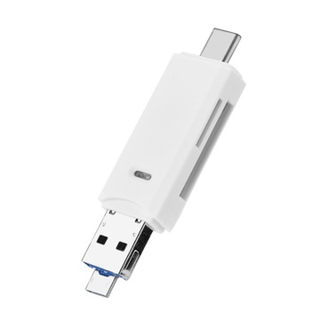Czytnik kart pamięci 3 in 1 typu c + micro usb usb otg do pamięci sma