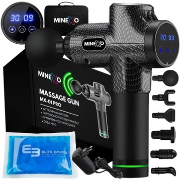 PISTOLET DO MASAŻU MASAŻER MOCNY MASSAGE GUN PRO