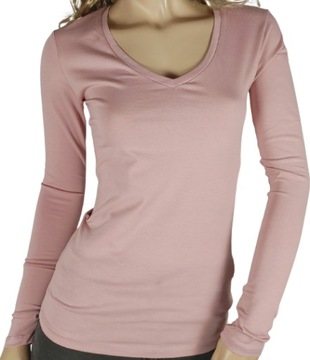Гладкая блузка ЛаТынка ЦВЕТА, V-образный вырез, 36-50