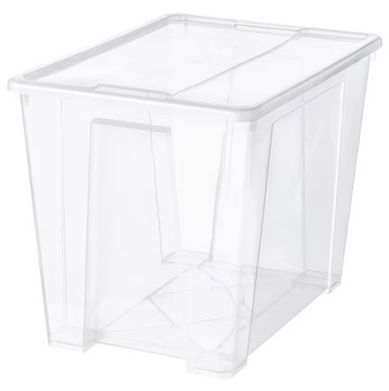 IKEA pojemnik z POKRYWKĄ pudełko SAMLA 65l
