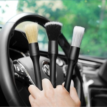 НАБОР ДЛЯ ДЕТАЙЛИНГА 3x ЩЕТКА ДЛЯ ЧИСТКИ АВТОМОБИЛЯ ЩЕТКА ДЛЯ МОЙКИ АВТОМОБИЛЯ 3в1