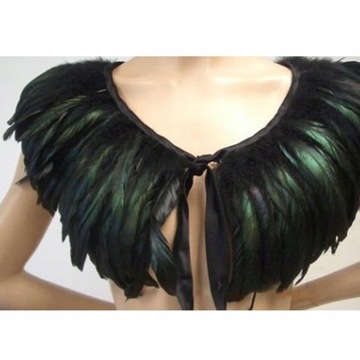 Аксессуары из искусственных перьев Gothic Shaw