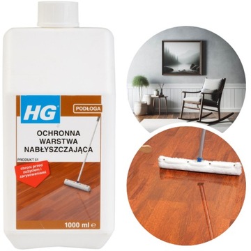 HG OCHRONNA WARSTWA NABŁYSZCZAJĄCA DO POLEROWANIA PARKIETÓW 1L