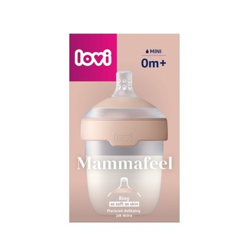 Lovi Butelka Mammafeel 150ml ze smoczkiem 0m+
