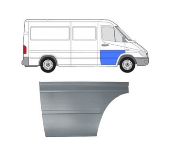 MERCEDES SPRINTER 02.95-02.00 ЗАПЧАСТИНА НИЖНЯ ДВЕРІ 