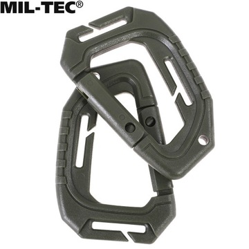 Карабин тактический Mil-Tec Tactical Molle Olive брелок 2 шт.
