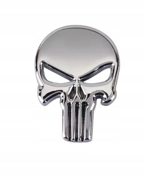 Emblemat naklejka samochód Punisher czaszka skull