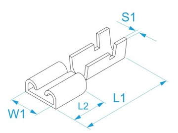Разъемы F4,8/0,8 0,5-1,0 мм² BM Group (100 шт.)