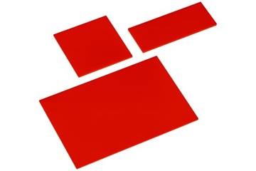 Оргстекло PLEXI RED, нарезанное по размеру 3 мм, стандартные форматы GLOSS