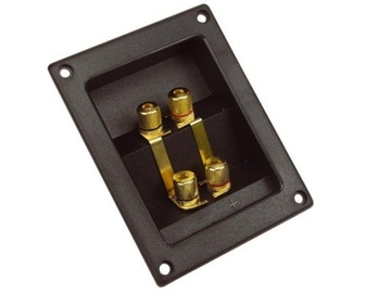 Gniazdo ze złączami bananowymi, 4-pin, 122x95mm