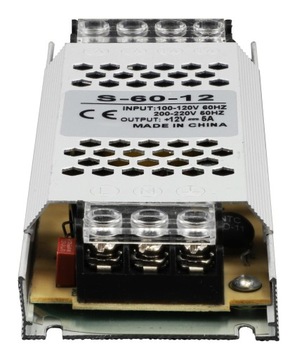 Блок питания светодиодов 12В 60Вт Модульная сборка для лент MONO RGB SLIM Трансформатор