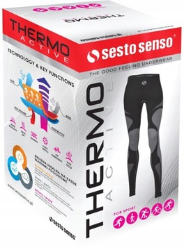 SESTO SENSO женский комплект THERMOACTIVE, спортивное термобелье - XL