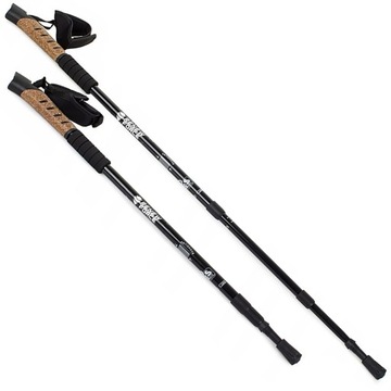SOLID Палки для ходьбы NORDIC WALKING пробковые треккинговые палки PRO 2 шт.