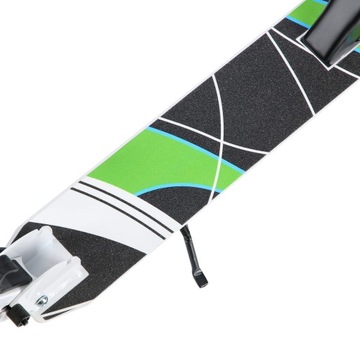 Самокат с большими колесами 200 мм, большой складной до 100 кг, с ручным тормозом