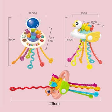 Сенсорная игрушка Монтессори для прорезывания зубов
