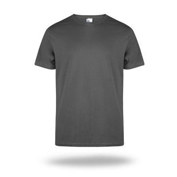 Koszulka T-Shirt Męska BAWEŁNA 180g Ciemnoszara L