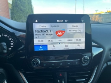 Ford Fiesta VIII Hatchback 3d 1.0 EcoBoost 100KM 2018 Ford Fiesta 1.0 benzyna 100 KM zarej w PL niski przebieg zadbany zamia, zdjęcie 13