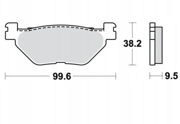 TRW MCB731 Комплект тормозных колодок, дисковые тормоза