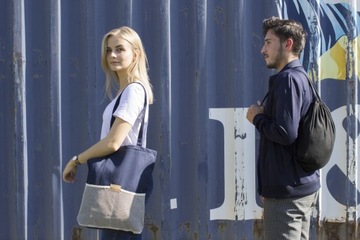 Сумочка на сетчатой ​​молнии для ЭКО-книг.