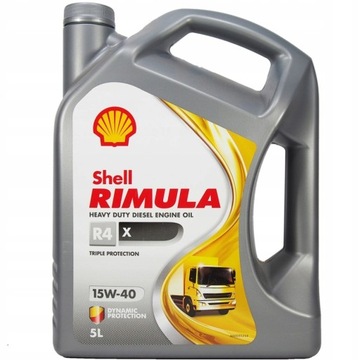Olej silnikowy Shell Rimula R4 X 15W-40 (5L)