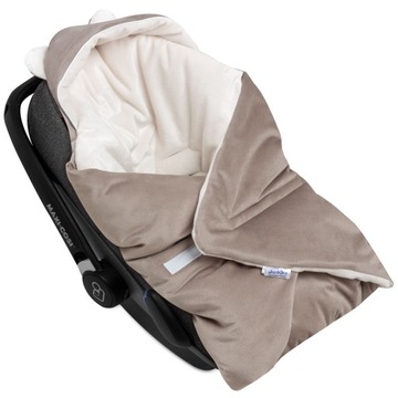 KOCYK DO FOTELIKA NOSIDEŁKA VELVET PLUSZ CIEPŁY